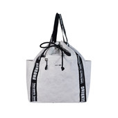 字母織帶手提袋定做 環(huán)保杜邦紙袋 服裝禮品袋 服裝包裝袋拉鏈袋